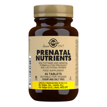Solgar - Prenatal Nutrients - Minerals For Pregnant And Lactating Women - 60 Tab - $38.00