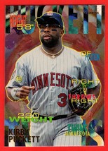 1995 Fleer #212 Kirby Puckett HOF baseball card - $0.01