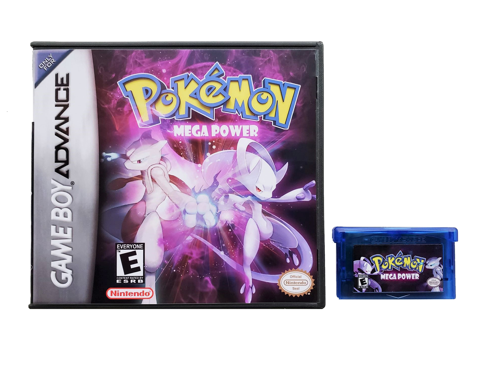 Pokemon Mega Power - Custom Game / Case Gameboy Advance GBA  (USA Seller)
