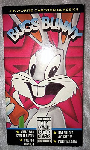 4 CARTOON CLASSICS - BUGS BUNNY [VHS Tape] - DVDs & Movies