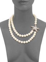 Heidi Daus Simply Irresistible 2-Strand Beaded 20" Starfish Necklace - $118.77
