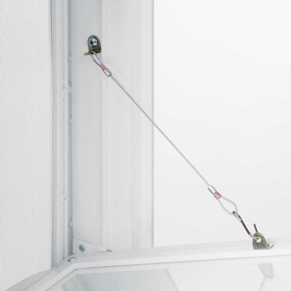 TAFCO WINDOWS 15.75 In. X 15.75 In. Hopper Vent With Screen For Glass