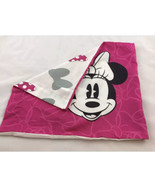 Disney Minnie Mouse Reversible 2 Image Standard Pillowcase 20&quot;Wx30&quot;L, NE... - $17.32