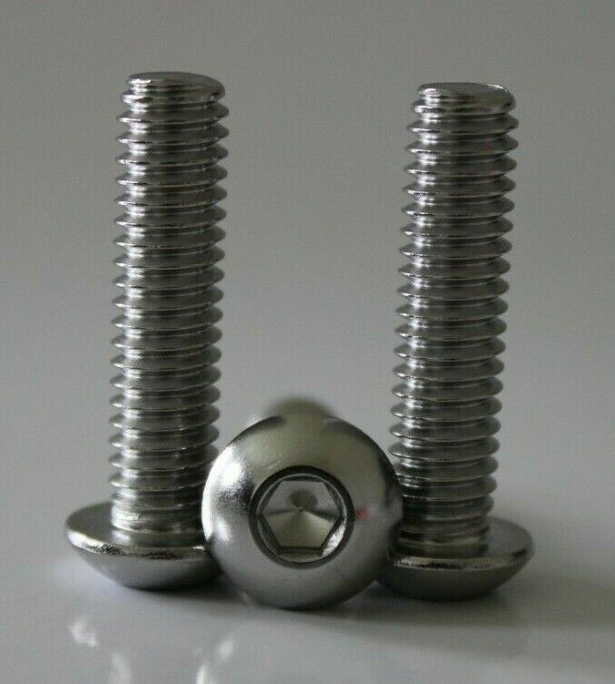 5/16"18 Socket Button Head Screws Allen Stainless Steel 188 Screws