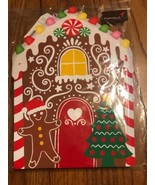 Papyrus Gingerbread Cottage Medium Holiday Gift Bag Ships N 24h - $19.68