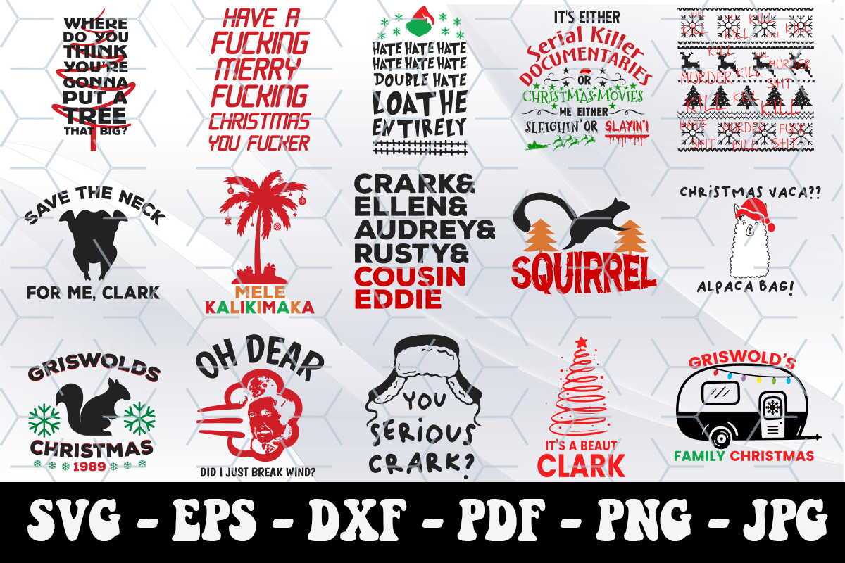 Christmas Vacation Svg Bundle, Christmas Svg Bundle, Funny Christmas