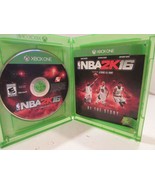XBOX ONE  NBA 2K16 (Microsoft Xbox One, 2015) DISC &amp; CASE NO MANUAL - $6.81