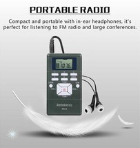 RETEKESS Radio Receiver FM Stereo Portable Radio DSP Mini Digital Clock ... - £18.39 GBP