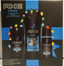 AXE PHOENIX Holiday 3-Piece Gift Set, Antiperspirant, Deodorant Body Spr... - $17.98