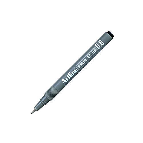 Artline drawing system pen - black 0.8 mm writing width