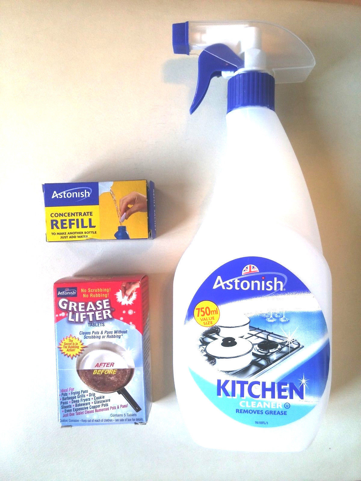 LOT OF 2 Astonish Oven & Cookware Cleaner Kit As Seen on TV