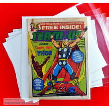 Marvel Team-Up UK Comic Bags and Boards Size3 for British UK Magazines x 25 . - $27.93