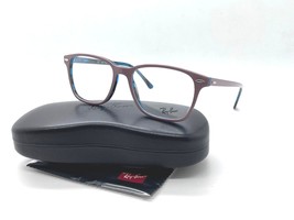 New Ray-Ban Optical Rb 7119 5715 Light Brown Eyeglasses Frame 55-17-145MM - $77.57