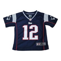 New England Patriots Jersey Toddler 3T Blue Tom Brady #12 Nike On Field NFL - $33.75