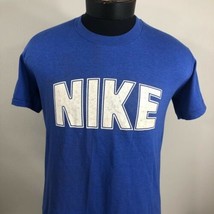Vintage Nike T Shirt Blue Tag Dome 80s OG Swoosh Sportswear Tee Large Jo... - $129.99