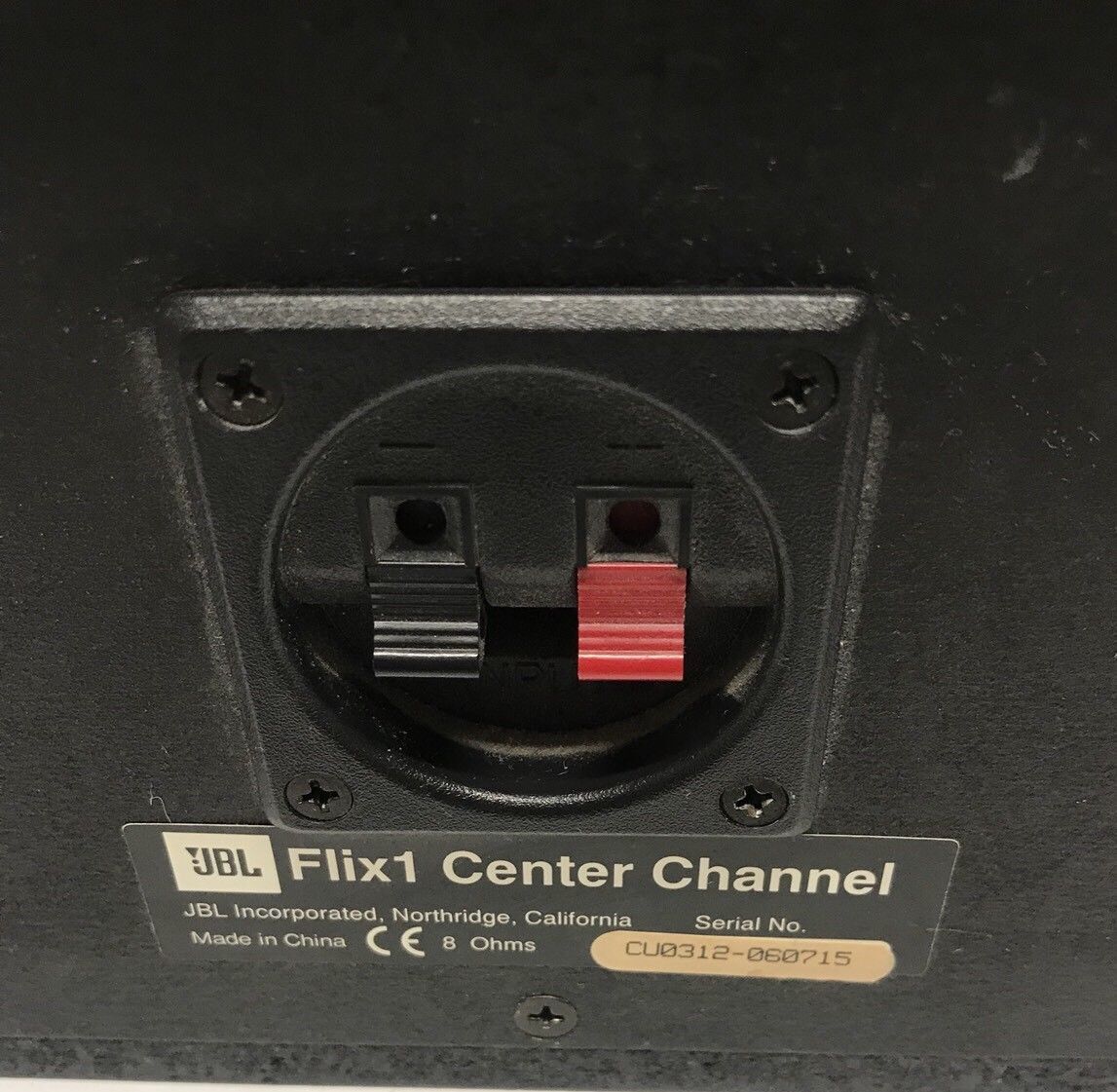 JBL Flix 1 Surround Sound Speakers Center Channel and Two Flix 1