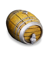 Wine, Rum, Whisky, or Beer Barrel w Tap 1.858/5 MED. Dollhouse Reutter M... - $10.40