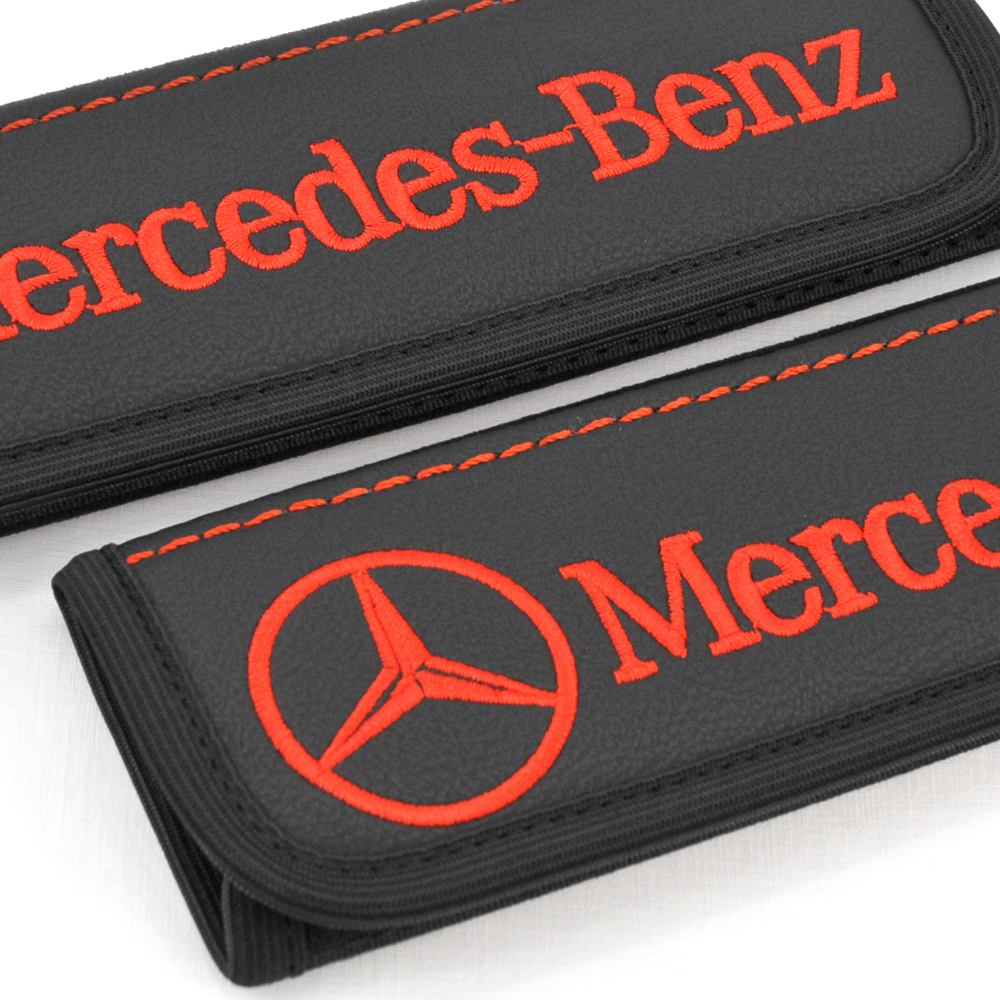 MercedesBenz seat belt covers Leather shoulder pads Accessories with