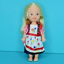 Barbie Kelly Dolls Of The World The Netherlands Holland Doll Dress No Shoes 2002 - $12.95