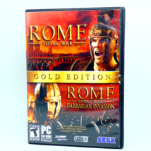 Sega Rome Total War Gold Edition w/Barbarian Invasion Pack PC CD-ROM Game - $8.70