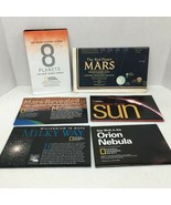 National Geographic Magazine Fold Out Posters Mars Sun Planets Various D... - $48.16