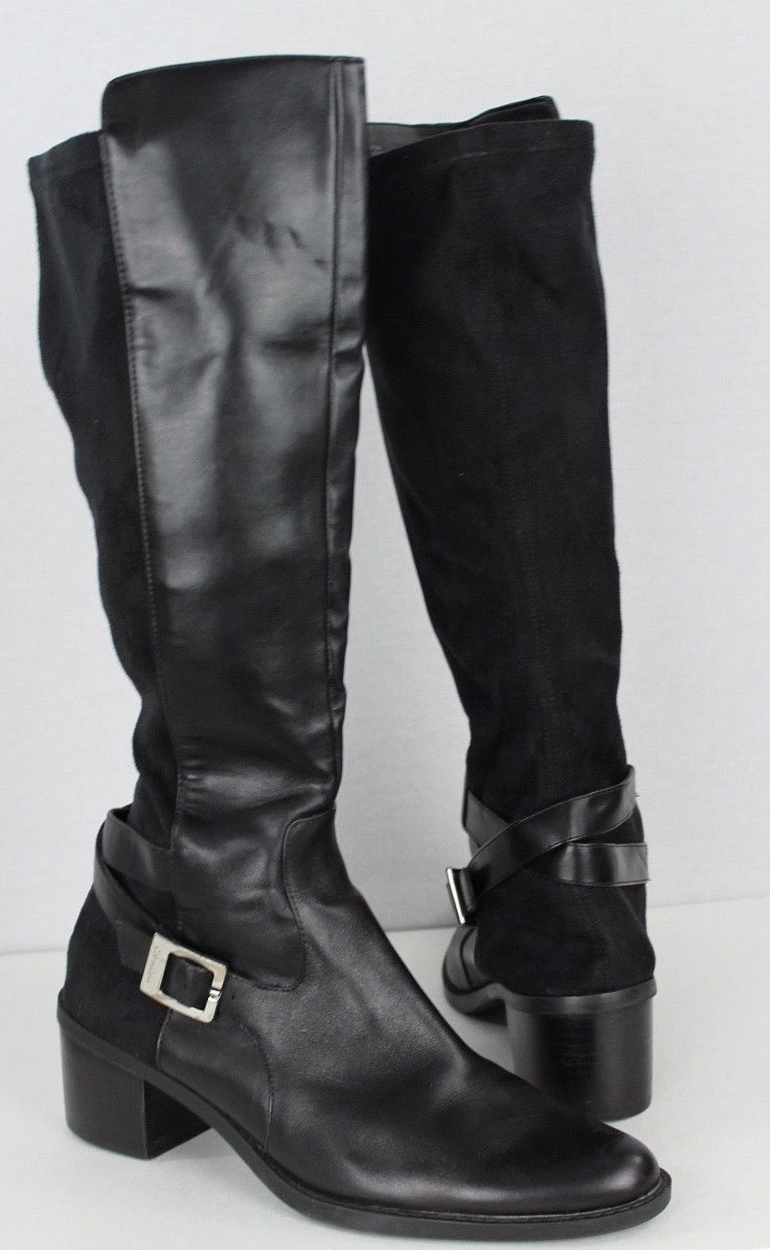 calvin klein finley wide calf boots