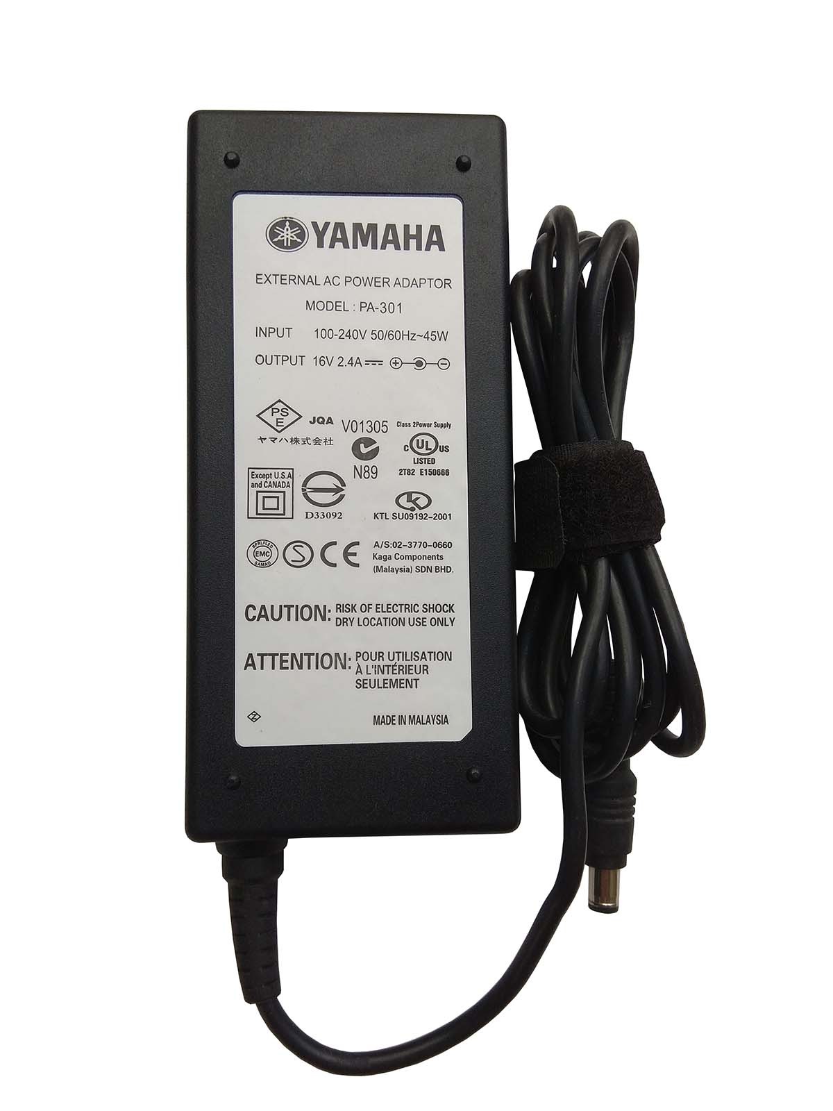 Yamaha PSR2000 PSR2100 AC Adapter Power Supply 16V 2.4A 38W PA300C