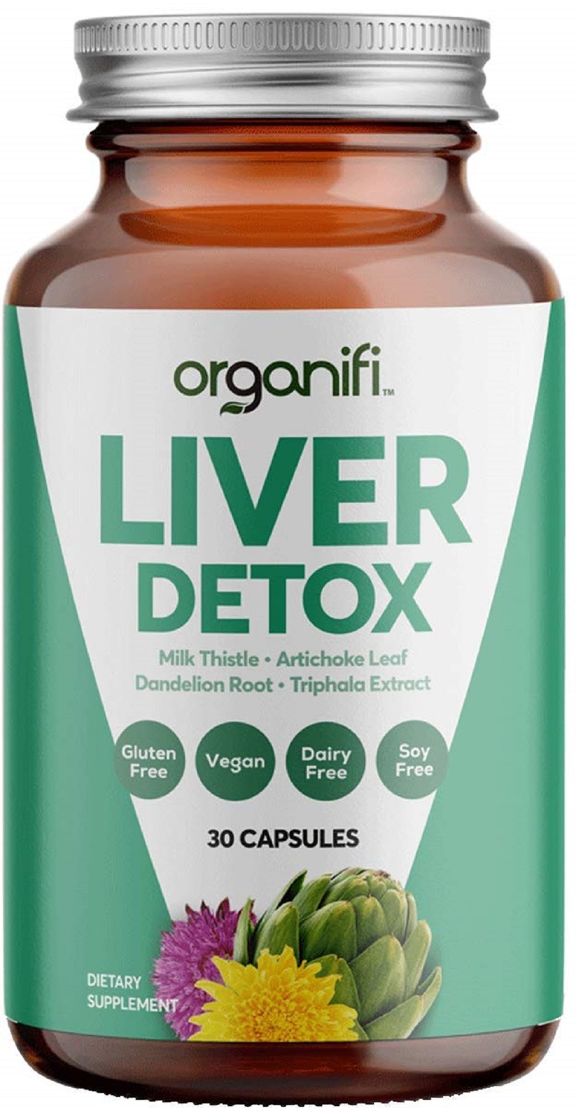 Organifi: Liver Detox - Herbal Liver Detox and Support - 30 Day Supply