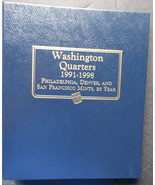Whitman Washington Quarter 1991-1998 P,D and San Fran Coin Album Book #9... - $29.95
