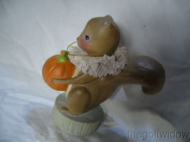 Bethany Lowe Squirrel Holding a Pumpkin Halloween Thanksgiving  image 3