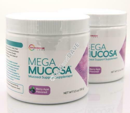 Primary image for Microbiome Labs MegaMucosa (Pack of 2) - GI Lining Powder Supplement - Gut Linin