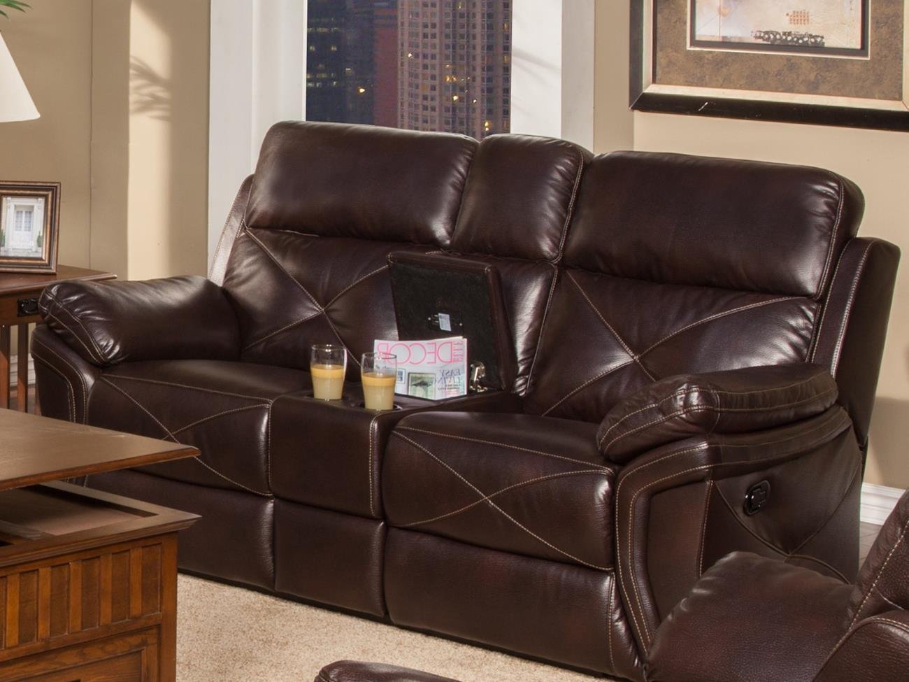 NCF Furniture Graceville Dual Power Motion Recliner Sofa & Loveseat in