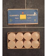 Complete Set of 8 Clarke’s “Pyramid” Night Lights (Candles)-RARE in orig... - $90.00