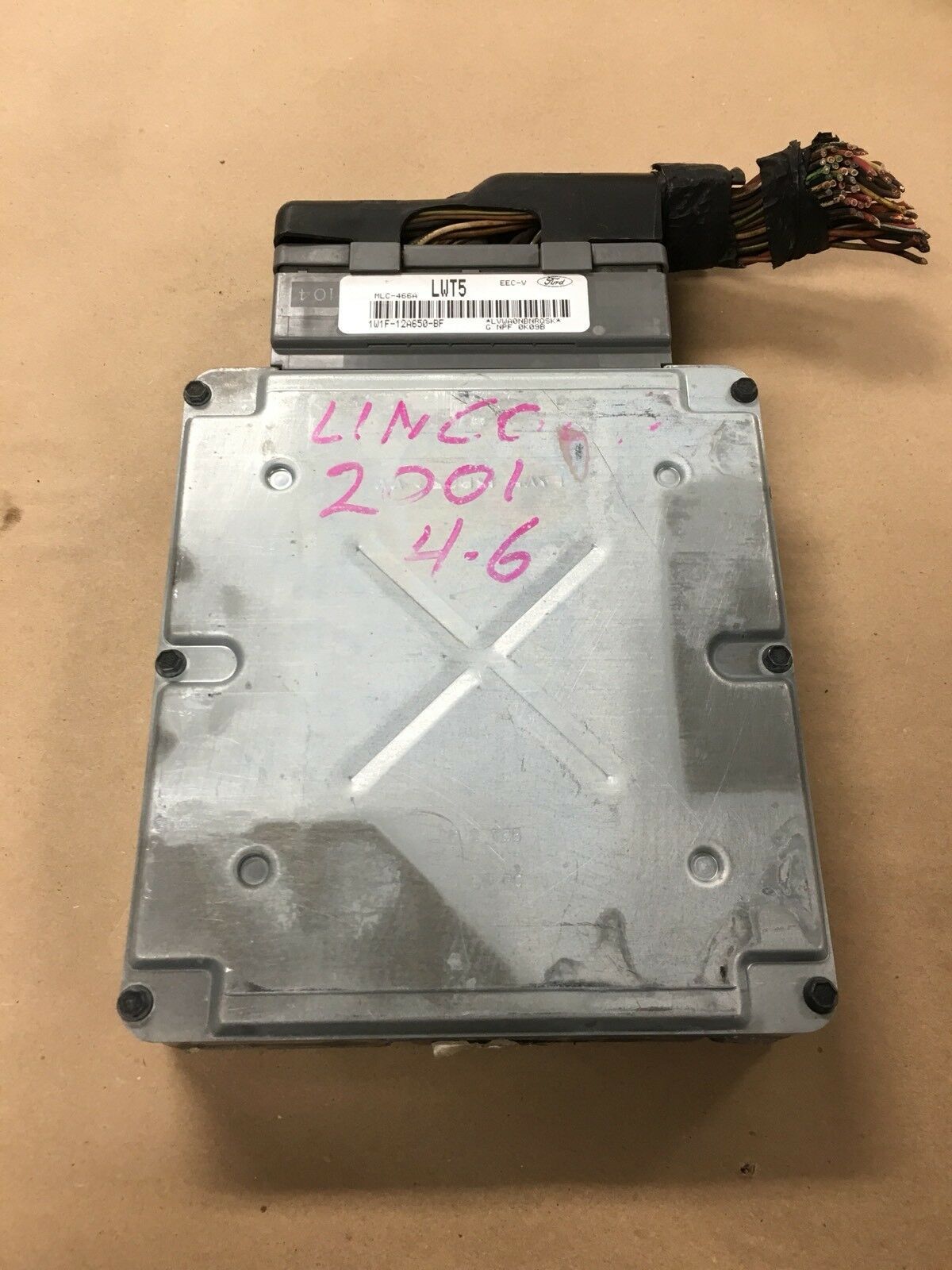 2001 Lincoln & Town Car V8 4.6 ECM Powertrain Control Module 1W1F
