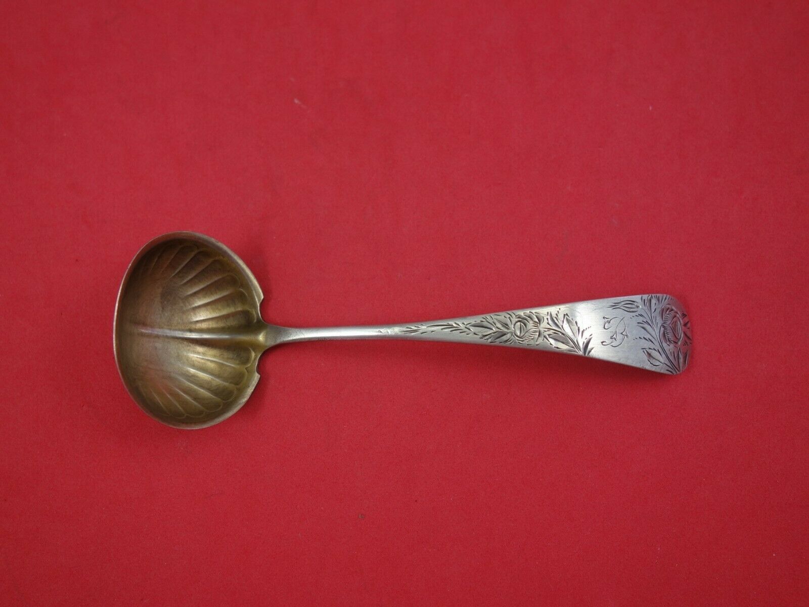 Spanish Baroque by Reed and Barton Sterling Silver Mustard Ladle Custom 4 5/8" 