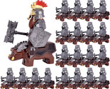 LOTR Mounted Boar Erebor Dwarves Silver Armour 42 Minifigures Set A - $50.65