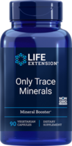 3 PACK Life Extension Only Trace Minerals zinc chromium 90 veg caps image 1