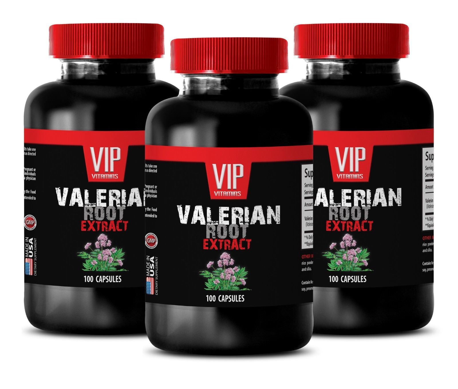 Anxiety tablets - VALERIAN ROOT EXTRACT - valerian root capsules - 3B - $32.68