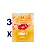 DELECTA Budyn Family Size Pudding KROWKA Milk fudge flavor 3pc- FREE SHI... - $8.90