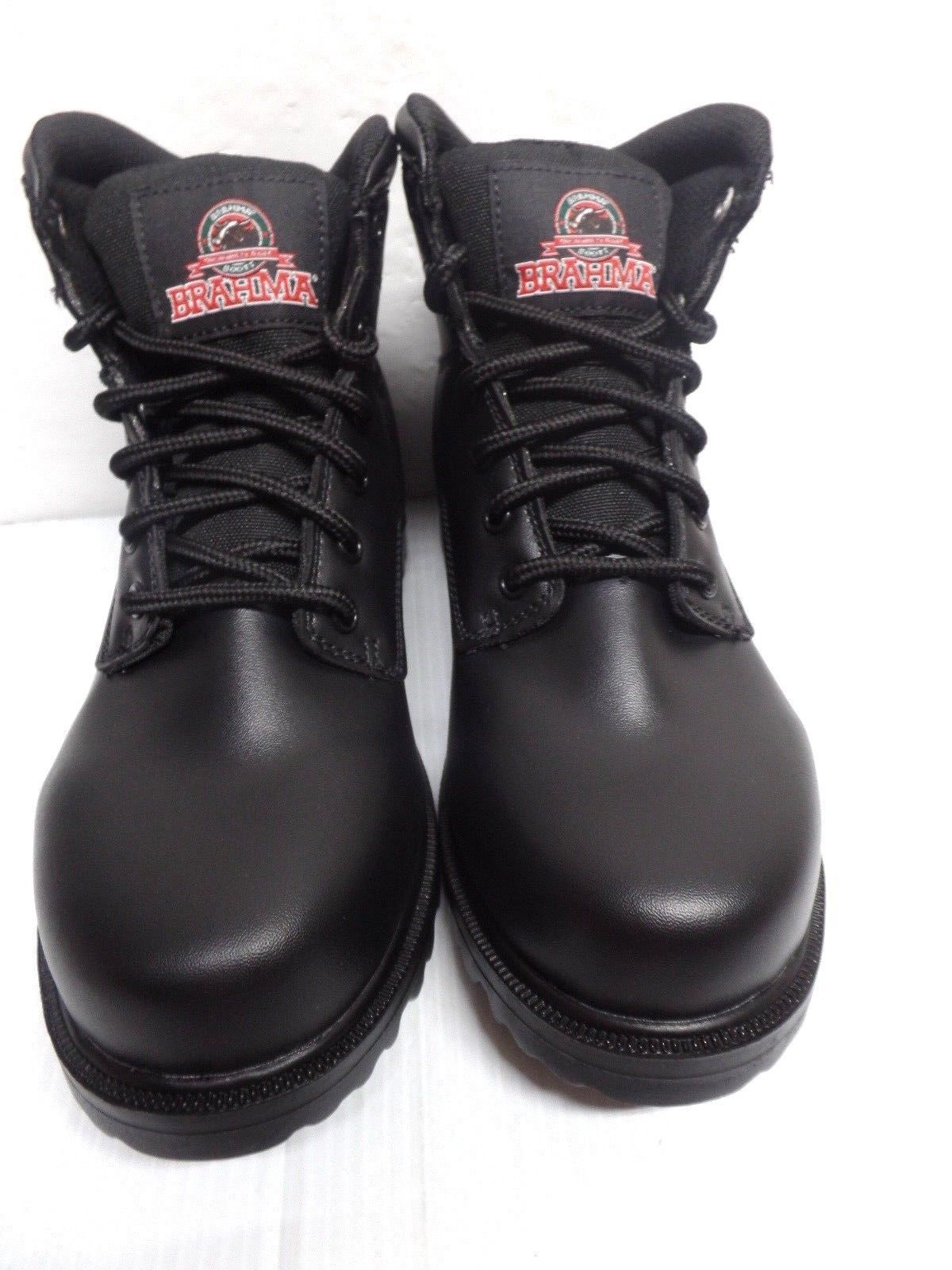 BRAHMA Men’s Work Boot Escott Black Oil & Slip Resistant BRAND NEW Boots