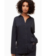 Babaton Aritzia Kearney Blouse Shirt Long Sleeve S Small Striped - $39.59