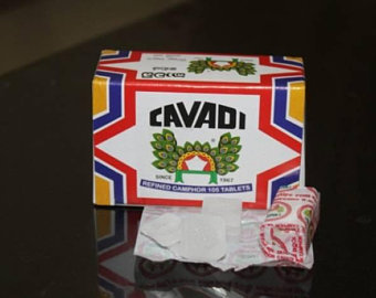 105 tablets Cavadi camphor tablets Fire In Dark And Camping Traveling Firing