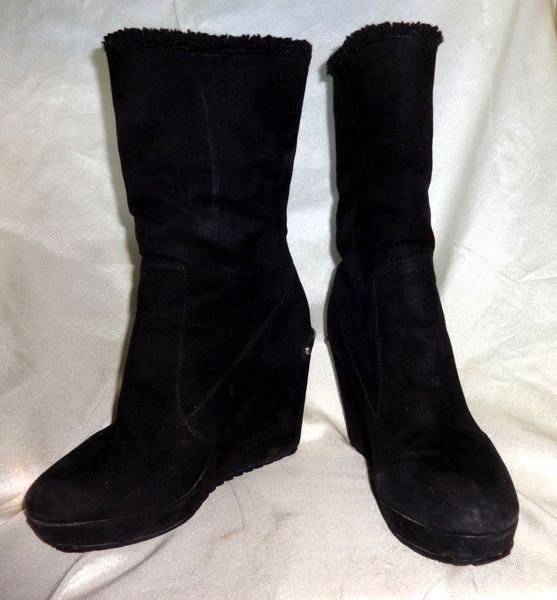 juicy couture wedge booties