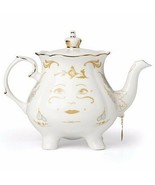 Lenox Disney Mrs. Potts Teapot Figurine Beauty and The Beast 2.5 Quart NEW - $610.00