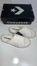 Converse One Star Slip On Sandel Size 6W in Cream Color - $42.08