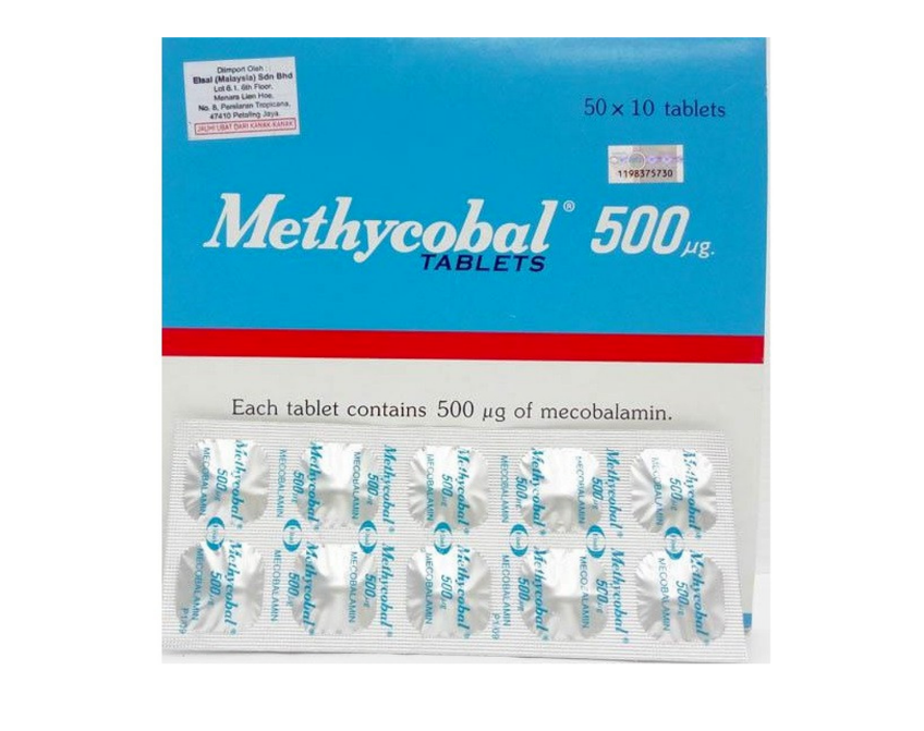 3 X 500mcg Methycobal Tablets Vitamin B12 For Numb & Nerve 10's DHL EXPRESS
