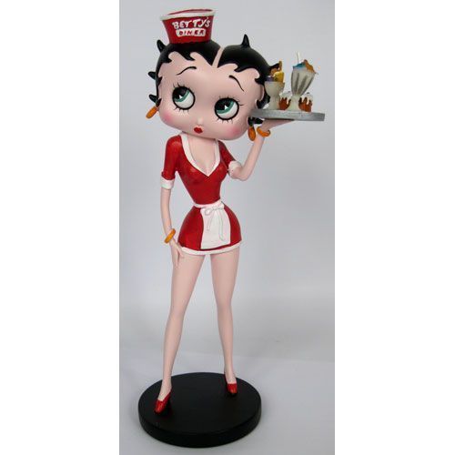 betty boop waitress figurine