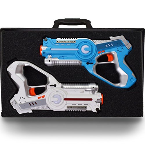 dynasty toys laser tag set and carrying case