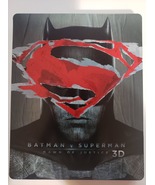 Batman V Superman Dawn of Justice Limited Ed UK Import Steelbook 3D + Bl... - $39.95