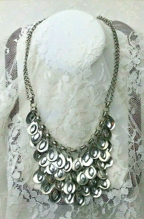 Primary image for Beautiful Statement Bib Necklace 16”+ 4” Extension